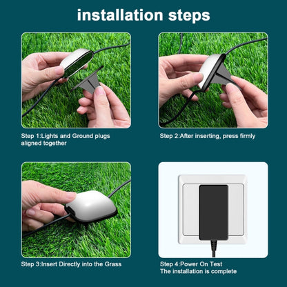 CP01 Outdoor WIFI Smart APP Control Garden Lamp Music Sync Outdoor Ground Lights(EU Plug) - Buried Lights by buy2fix | Online Shopping UK | buy2fix