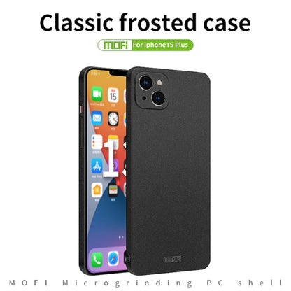 For iPhone 15 Pro Max MOFI Fandun Series Frosted PC Ultra-thin All-inclusive Phone Case(Red) - iPhone 15 Pro Max Cases by MOFI | Online Shopping UK | buy2fix