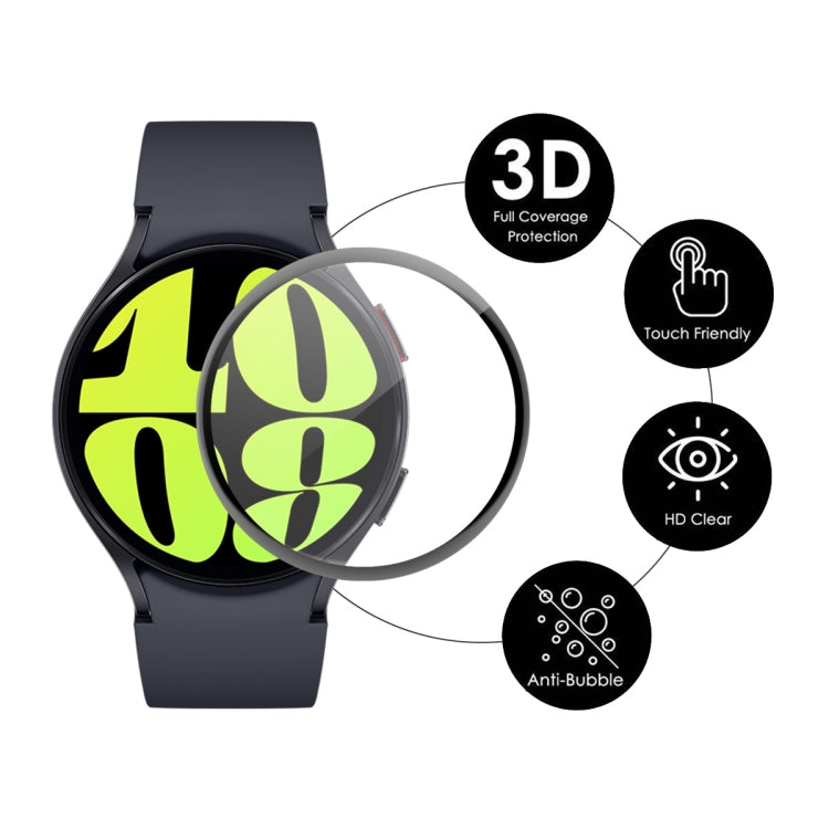 For Samsung Galaxy Watch6 / Watch7 44mm 10pcs ENKAY 3D Full Coverage Soft PC Edge + PMMA HD Screen Protector Film - Screen Protector by ENKAY | Online Shopping UK | buy2fix