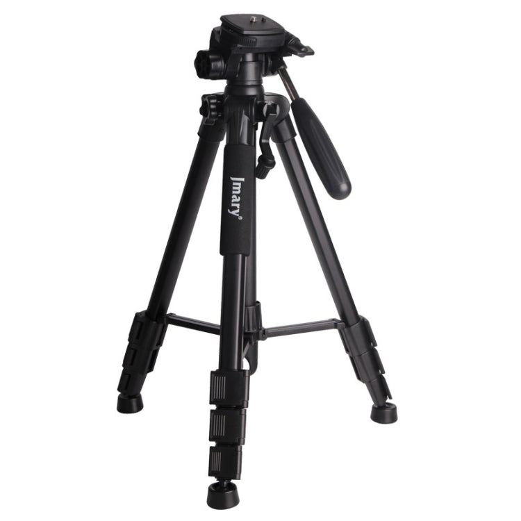 JMARY KP2234 Telescopic Aluminum Alloy SLR Camera Phone Live Streaming  Photography Tripod(Black) - Tripods by Jmary | Online Shopping UK | buy2fix