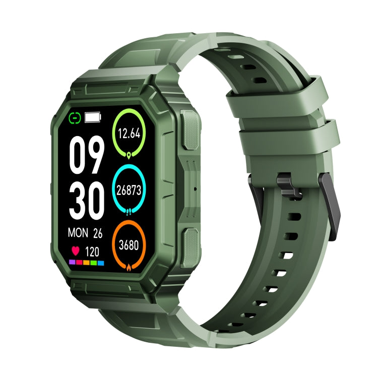 WS-5 1.86 inch Color Screen Smart Watch,Support Heart Rate / Blood Pressure / Blood Oxygen / Blood Sugar Monitoring(Green) - Smart Watches by buy2fix | Online Shopping UK | buy2fix