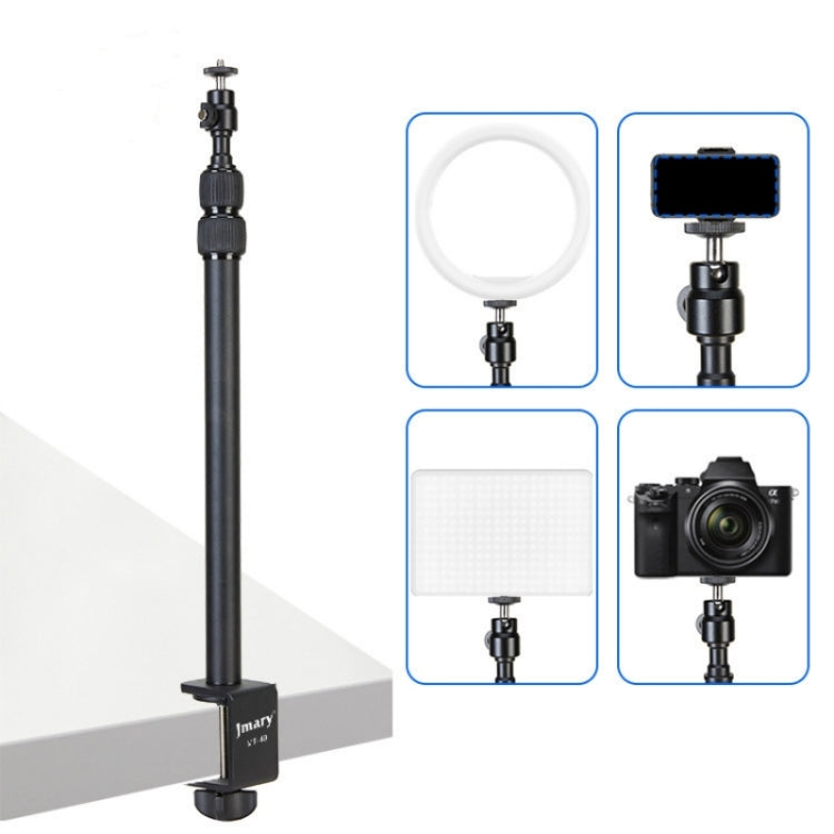 JMARY MT-49 For LED Video Light Clip Stand Adjustable Clamp Desk Mount Light Stand -  by Jmary | Online Shopping UK | buy2fix