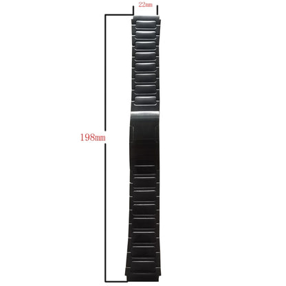 For  SUUNTO 9 Peak 22mm I-Shaped Titanium Alloy Watch Band(Black) -  by buy2fix | Online Shopping UK | buy2fix