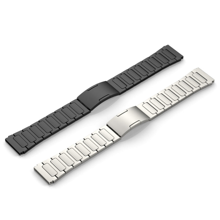 For Huawei Watch 3 22mm I-Shaped Titanium Alloy Watch Band(Sliver) - Watch Bands by buy2fix | Online Shopping UK | buy2fix