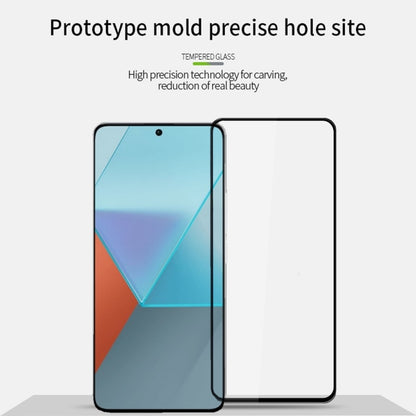 For Redmi Note 13 / Note 13 Pro MOFI 9H 3D Explosion-proof Tempered Glass Film(Black) -  by MOFI | Online Shopping UK | buy2fix