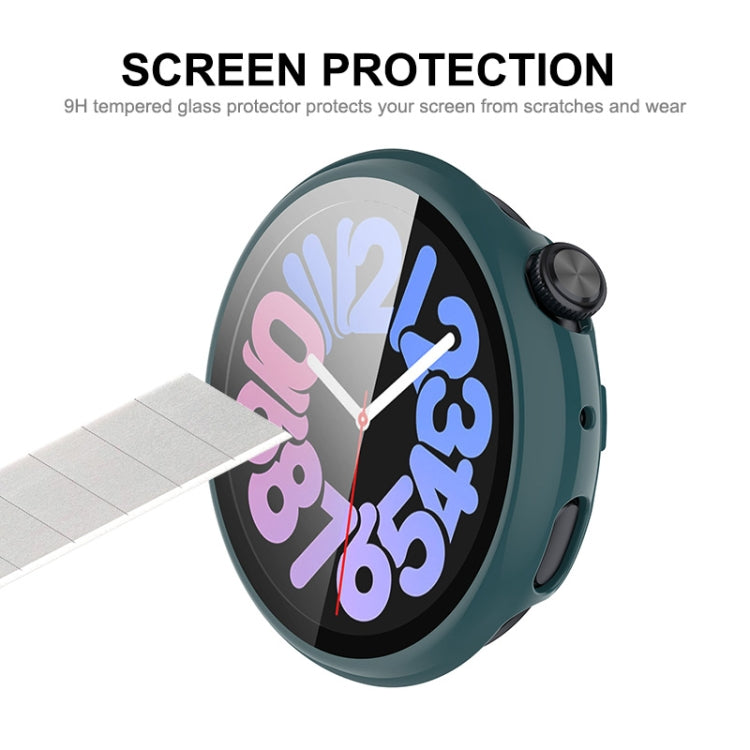 For vivo Watch 3 ENKAY Hat-Prince Full Coverage PC + Tempered Glass Film Integrated Watch Case(Dark Blue) - Watch Case by ENKAY | Online Shopping UK | buy2fix