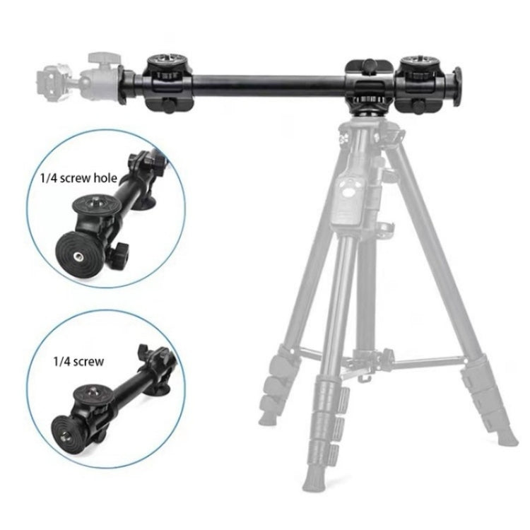 YUNTENG VCT-369 For Tripod Stabilizer Camera Horizontal Aluminum Alloy Gimbal Extension Pole - Other Accessories by buy2fix | Online Shopping UK | buy2fix