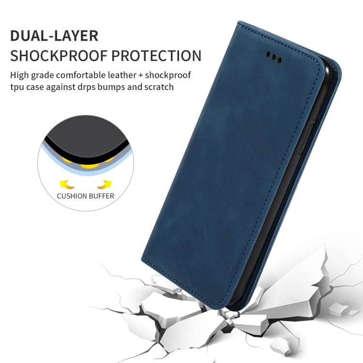 Retro Skin Feel Business Magnetic Horizontal Flip Leather Case for Xiaomi Mi 9T  / Mi 9T Pro / Redmi K20  /  K20 Pro(Navy Blue) - Xiaomi Cases by buy2fix | Online Shopping UK | buy2fix