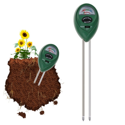 RZ103 Mini Soil PH Moisture Humidity Measuring PH Meter Soil Moisture Monitor Hygrometer Gardening Plant Farming Moisture Tester - PH & Moisture Meter by buy2fix | Online Shopping UK | buy2fix