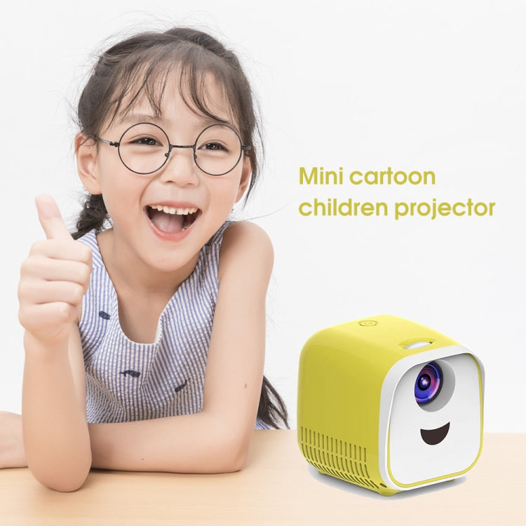L1 Children Projector Mini Mini LED Portable Home Speaker Projector, US Plug(Black) - Consumer Electronics by buy2fix | Online Shopping UK | buy2fix
