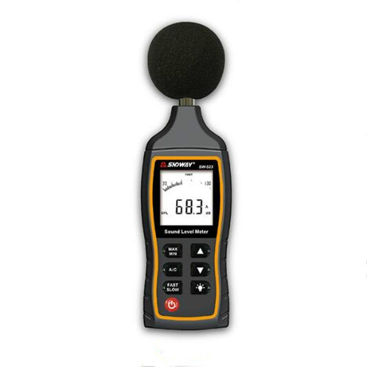 SNDWAY Handheld High Precision Noise Decibel Meter, Model:SW523 - Light & Sound Meter by SNDWAY | Online Shopping UK | buy2fix