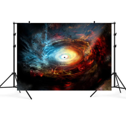 2.1m x 1.5m Black Hole Starry Sky Theme Party Children's Studio Photography Background Cloth(TK16) - Camera Accessories by buy2fix | Online Shopping UK | buy2fix