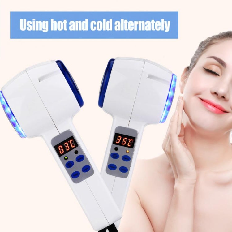 Face Care Device Hot Cold Hammer Cryotherapy Blue Photon Acne Treatment Skin Beauty Massager Lifting Rejuvenation Facial Machine - Beauty Instrument by buy2fix | Online Shopping UK | buy2fix