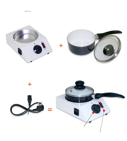 Chocolate Melting Machine With Adjustable Thermostat Melting Wax Machine, Size:29x22x19cm(White) - Home & Garden by buy2fix | Online Shopping UK | buy2fix
