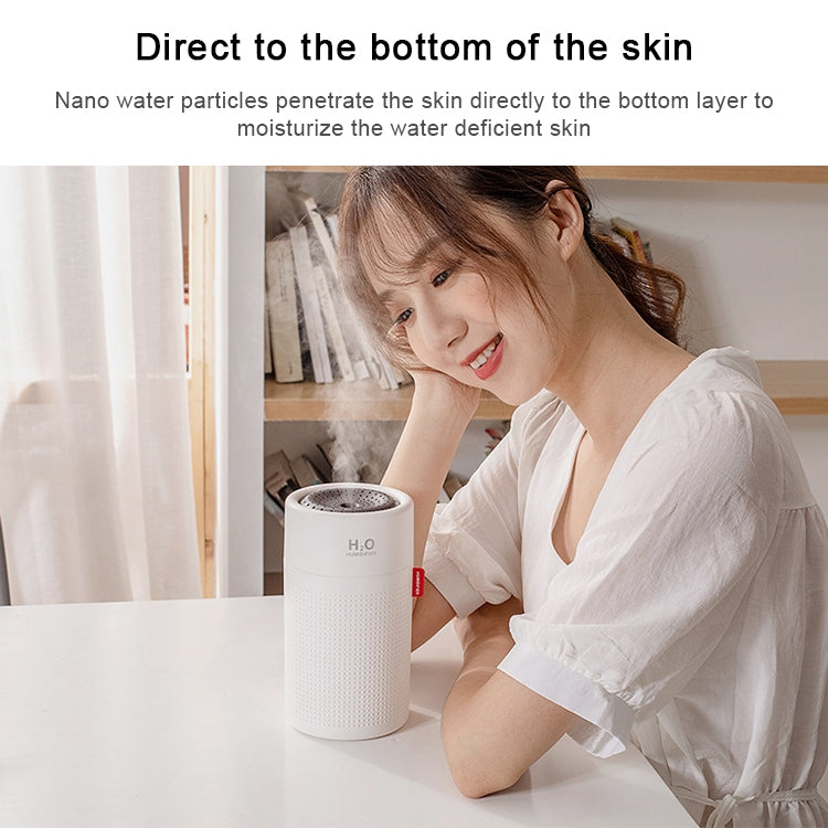 750ml Large Capacity Air Humidifier USB Rechargeable Wireless Ultrasonic Aroma Essential Oil Diffuser(White) - Home & Garden by buy2fix | Online Shopping UK | buy2fix