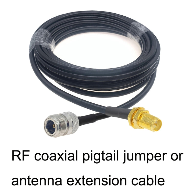 RP-SMA Female to N Female RG58 Coaxial Adapter Cable, Cable Length:1m - Connectors by buy2fix | Online Shopping UK | buy2fix