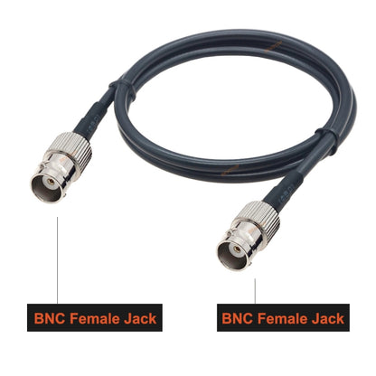 BNC Female To BNC Female RG58 Coaxial Adapter Cable, Cable Length:1.5m - Connectors by buy2fix | Online Shopping UK | buy2fix