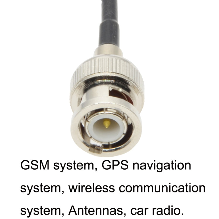 BNC Female With Waterproof Circle To BNC Male RG58 Coaxial Adapter Cable, Cable Length:10m - Connectors by buy2fix | Online Shopping UK | buy2fix