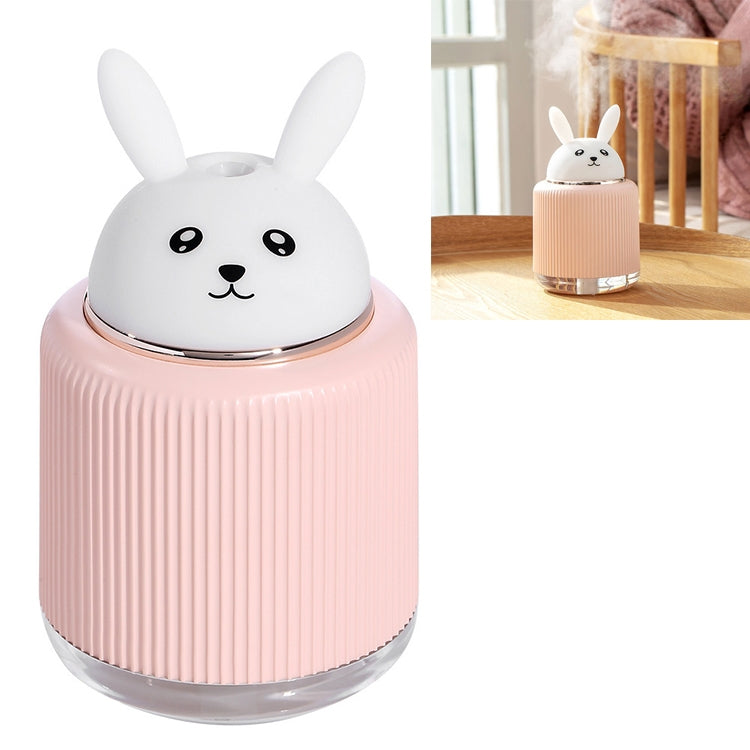 Light Pet Humidifier USB Night Light Home Bedside Lamp Sleep Mute Energy-saving Lamp(Pink Rabbit) - Home & Garden by buy2fix | Online Shopping UK | buy2fix