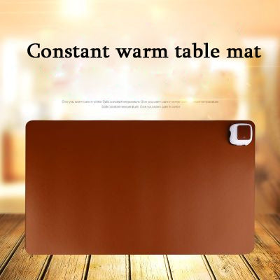 220V Electric Hot Plate Writing Desk Warm Table Mat Blanket Office Mouse Heating Warm Computer Hand Warmer Desktop Heating Plate, Color:Black Big Size, CN Plug - Mouse Pads by buy2fix | Online Shopping UK | buy2fix