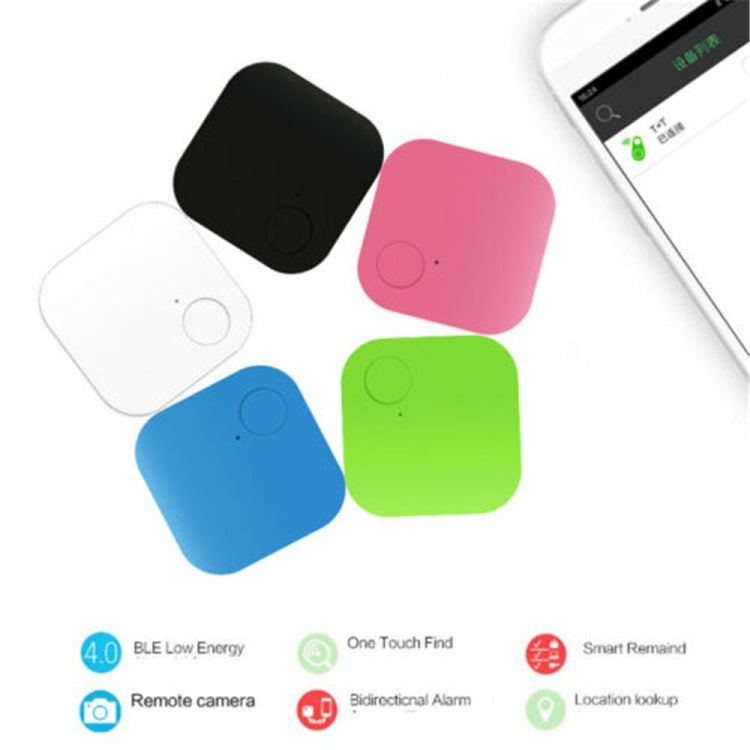 Portable Mini Square Anti Lost Device Smart Bluetooth Remote Anti Theft Keychain Alarm(Green) - Security by buy2fix | Online Shopping UK | buy2fix