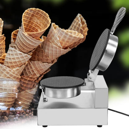 Electric Waffle Maker Egg Roll Maker DIY Ice Cream Cone Machine Crispy Omelet Machine, Plug Type:US Plug - Home & Garden by buy2fix | Online Shopping UK | buy2fix