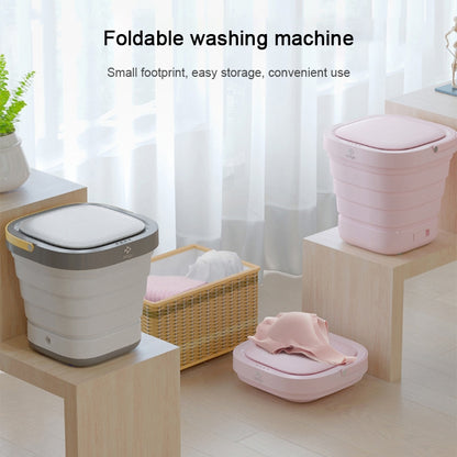 MOYU XPB30-F1 Portable Mini Automatic Household Folding Bucket Type Travel Washing Machine(Pink) - Home & Garden by buy2fix | Online Shopping UK | buy2fix