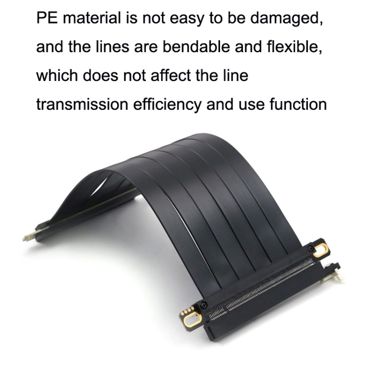 PCI-E 3.0 16X 180-degree Graphics Card Extension Cable Adapter Cable, Length: 15cm -  by buy2fix | Online Shopping UK | buy2fix