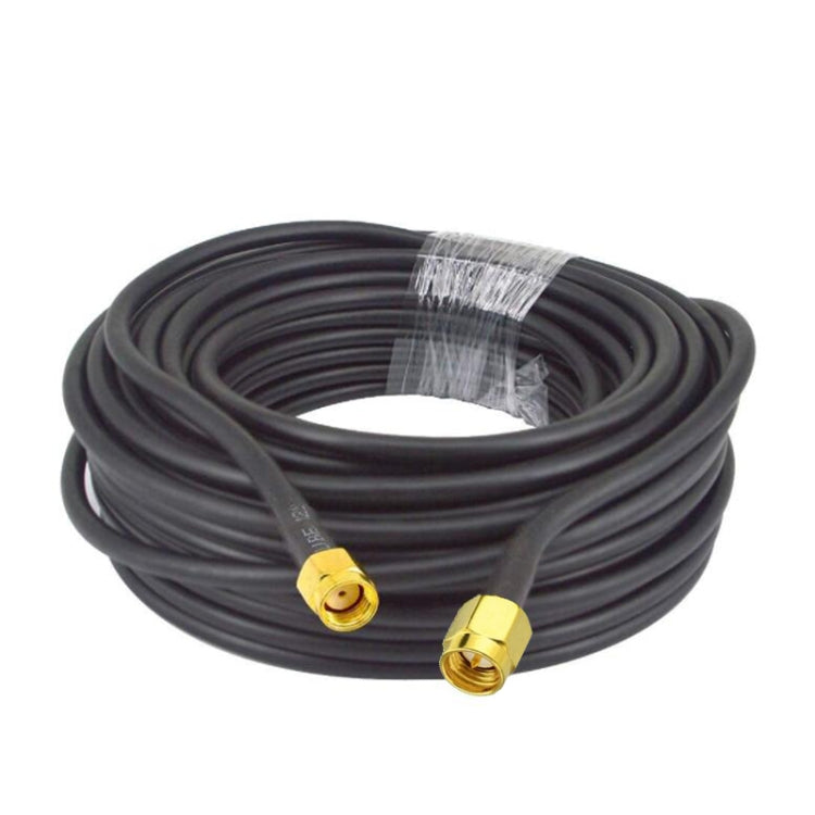 SMA Male To RP-SMA Male RG58 Coaxial Adapter Cable, Cable Length:3m - Connectors by buy2fix | Online Shopping UK | buy2fix