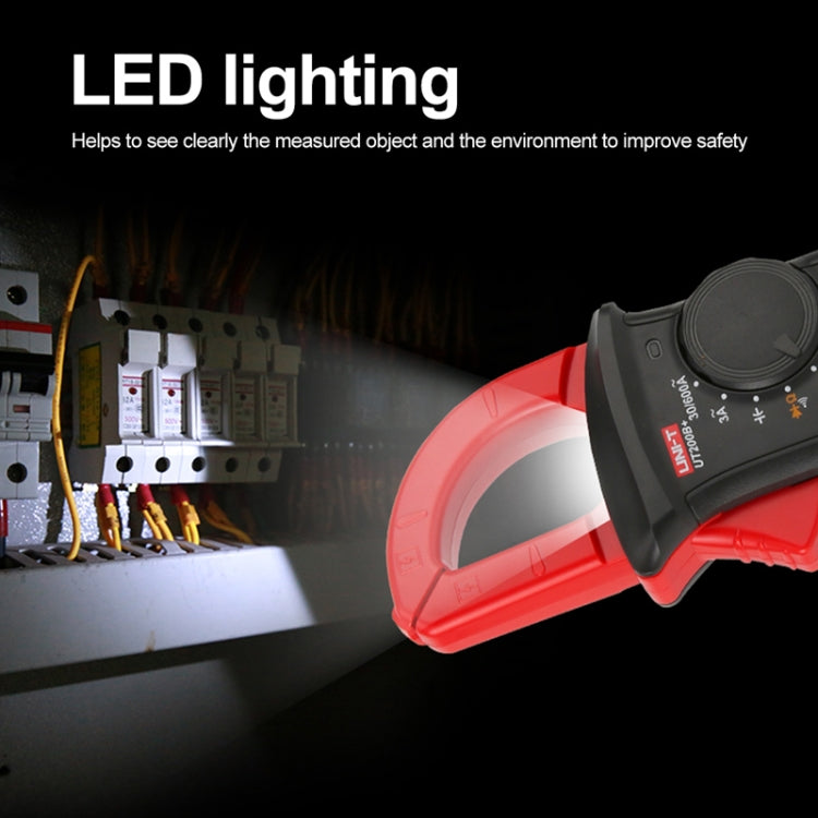 UNI-T  UT200B+ 600A  Digital Clamp Multimeter AC/DC Voltage Detector Frequency Resistance Tester - Digital Multimeter by UNI-T | Online Shopping UK | buy2fix
