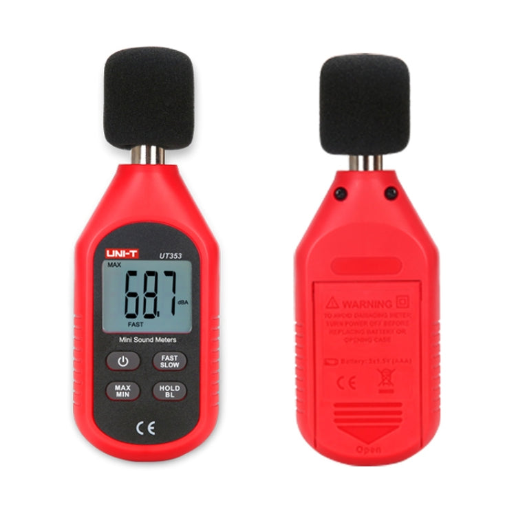 UNI-T UT353  30~130dB Noise Measuring Instrument Audio Sound Level Meter - Light & Sound Meter by UNI-T | Online Shopping UK | buy2fix