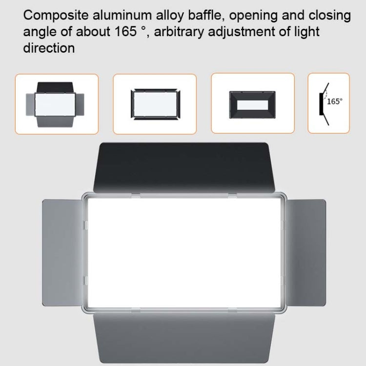 E900  55W  3000K-6500K Flat Panel Lights Live Broadcast Fill Light Regular Models -  by buy2fix | Online Shopping UK | buy2fix