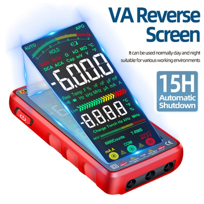 ANENG 682 Smart VA Reverse Display Automatic Range Rechargeable Multimeter(Red) - Digital Multimeter by ANENG | Online Shopping UK | buy2fix