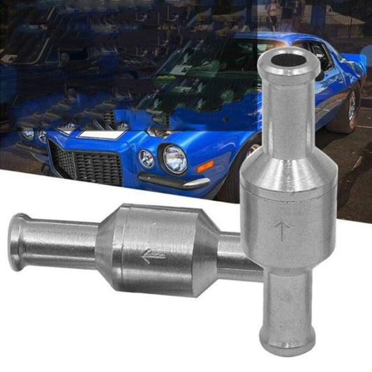 Car Aluminum Alloy Gasoline Fuel Check Valve, Size:M10(Silver) - In Car by buy2fix | Online Shopping UK | buy2fix