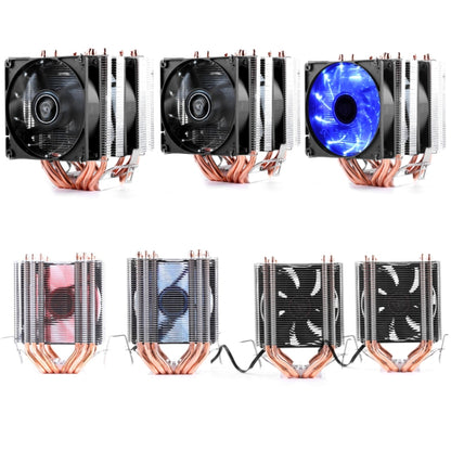 Desktop Computer 6 Copper Tube CPU Radiator Super Quiet Without Light 3-pin Single Fan - Fan Cooling by buy2fix | Online Shopping UK | buy2fix