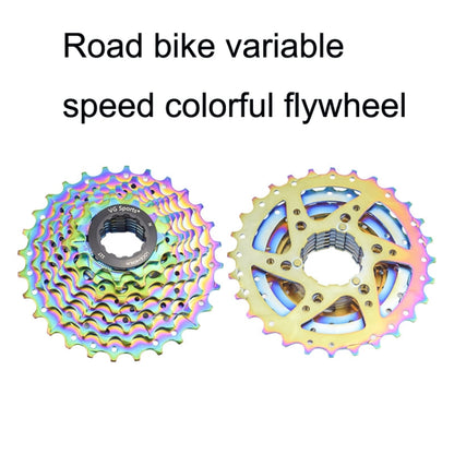 VG SPORTS Bicycle Lightweight Wear -Resistant Colorful Flywheel, Style:8 Speed 11-28T - Bicycle Chains & Rounds by VG SPORTS | Online Shopping UK | buy2fix