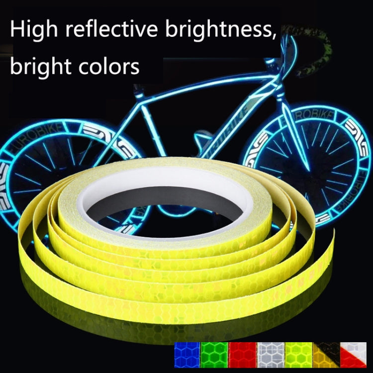 10 Rolls Bicycle Mountain Bike Motorcycle Sticker Car Contour Reflective Sticker Night Riding Reflective Sticker 1 x 800cm(White) - Decorative Accessories by buy2fix | Online Shopping UK | buy2fix