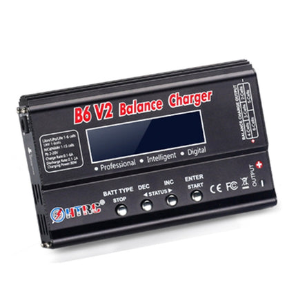 HTRC B6 V2 Balance Charger Intelligent Model Airplane Lithium Battery Charger, EU Plug - Toys & Hobbies by HTRC | Online Shopping UK | buy2fix