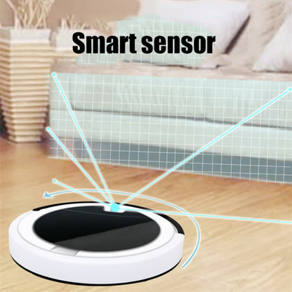 Home Smart Sweeping Robot Planning Route Remote Control Large Suction Cleaner Sweeper(White Black) - Consumer Electronics by buy2fix | Online Shopping UK | buy2fix