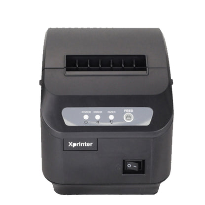 Xprinter XP-Q200II Thermal Small Receipt Printer Catering And Kitchen Receipt Printer 80mm Cutter, Interface Type:USB COM Interface(UK Plug) - Printer by Xprinter | Online Shopping UK | buy2fix