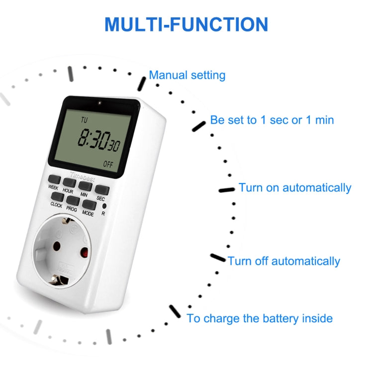 Charging Smart Switch Timing Socket(UK Plug -240V 50Hz 13A) - Consumer Electronics by buy2fix | Online Shopping UK | buy2fix