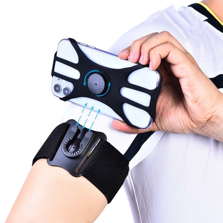 Detachable Rotating Arm Wristband Sports Mobile Phone Case  Suitable For 4.5-7 Inch Mobile Phones - More iPhone Cases by buy2fix | Online Shopping UK | buy2fix