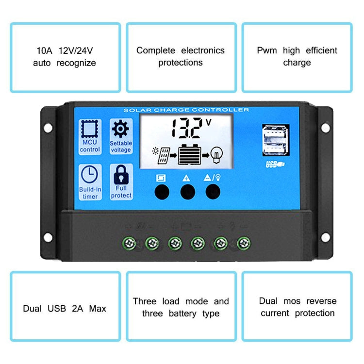 Street Lamp Smart Lighting Charging Solar Controller, Model: RBL-50A - Consumer Electronics by buy2fix | Online Shopping UK | buy2fix