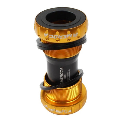 Meroca Mountain Bike Bottom Axle One Hollow Bb Bicycle Screw-In Bottom(Gold) - Outdoor & Sports by buy2fix | Online Shopping UK | buy2fix