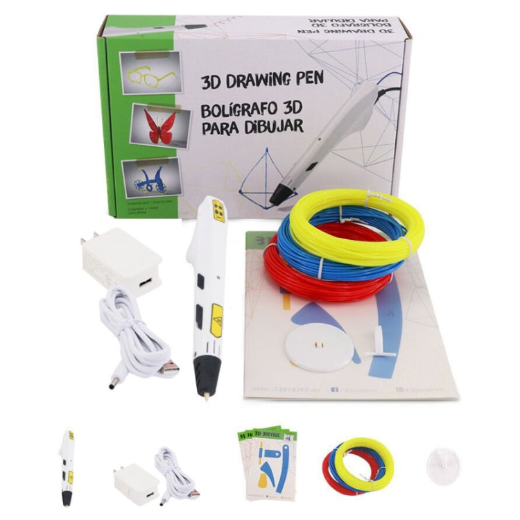 3D Printing Pen Children Toy Art Doodle Pen, Specification:USB+EU Plug - Consumer Electronics by buy2fix | Online Shopping UK | buy2fix
