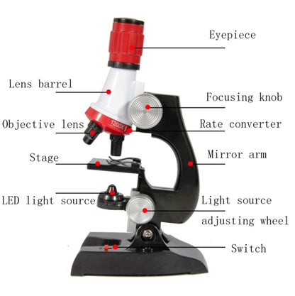 Children Microscope Set Simulation Science Experiment 1200 Times Science & Education Supplies - Digital Microscope by buy2fix | Online Shopping UK | buy2fix