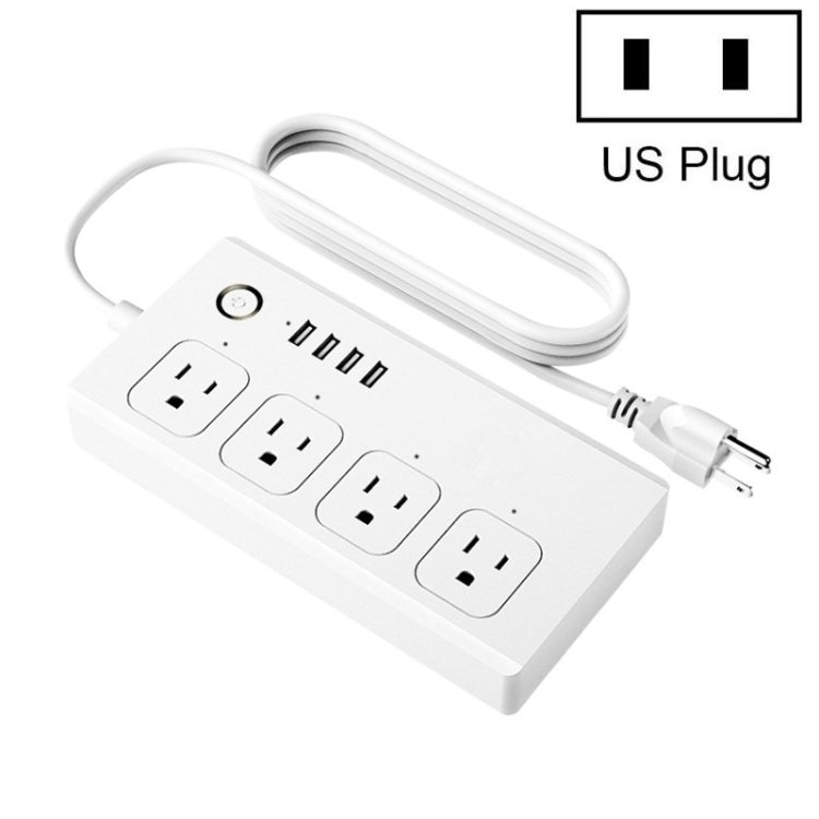 Home Office Wifi Mobile Phone Remote Control Timer Switch Voice Control Power Strip, Line length: 1.5m(US Plug) - Consumer Electronics by buy2fix | Online Shopping UK | buy2fix