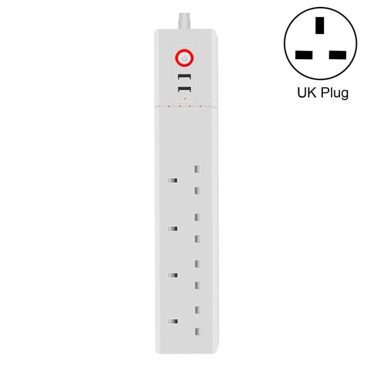 Home Office Wifi Mobile Phone Remote Control Timer Switch Voice Control Power Strip, Line length: 1.5m(UK Plug) - Consumer Electronics by buy2fix | Online Shopping UK | buy2fix