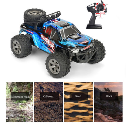 MGRC Charging Remote Control Car 2.4G Wireless Remote Control Four-Way Cross-Country Climbing Car 1:18 Car Model( Orange) - RC Cars by MGRC | Online Shopping UK | buy2fix