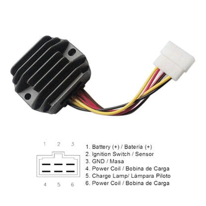 2011.10 Motorcycle Rectifier For 170 15A M70121 21066-2056 M97348 - In Car by buy2fix | Online Shopping UK | buy2fix